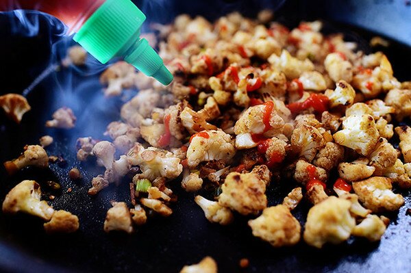 Пикантен карфиол за обяд или вечеря - стъпка по стъпка в снимки