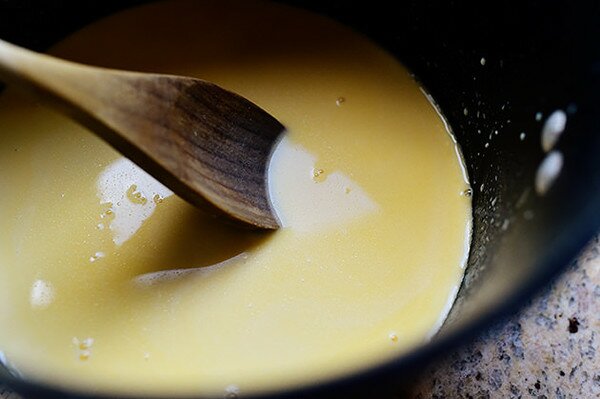 Паста с грах и бекон - стъпка по стъпка в снимки