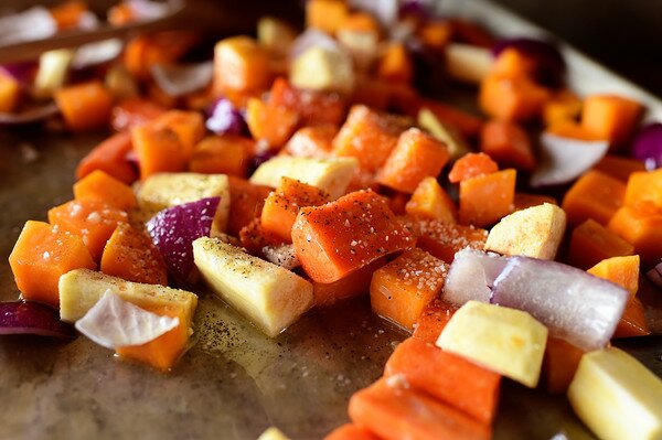 Киноа с печени зеленчуци - стъпка по стъпка в снимки